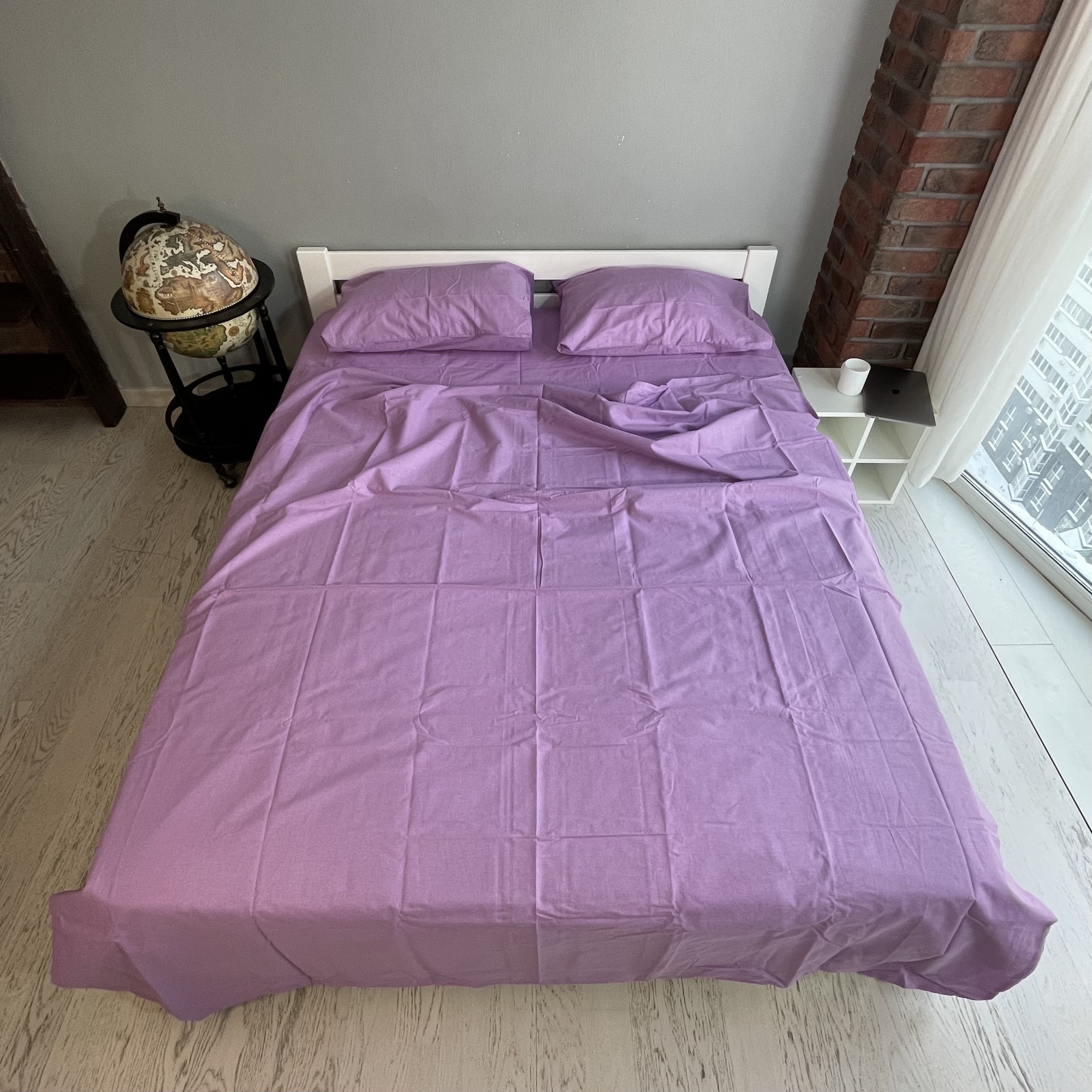 

Постельное белье Ainline Турецкий Ранфорс 100% хлопок Евро розовый 200*220*