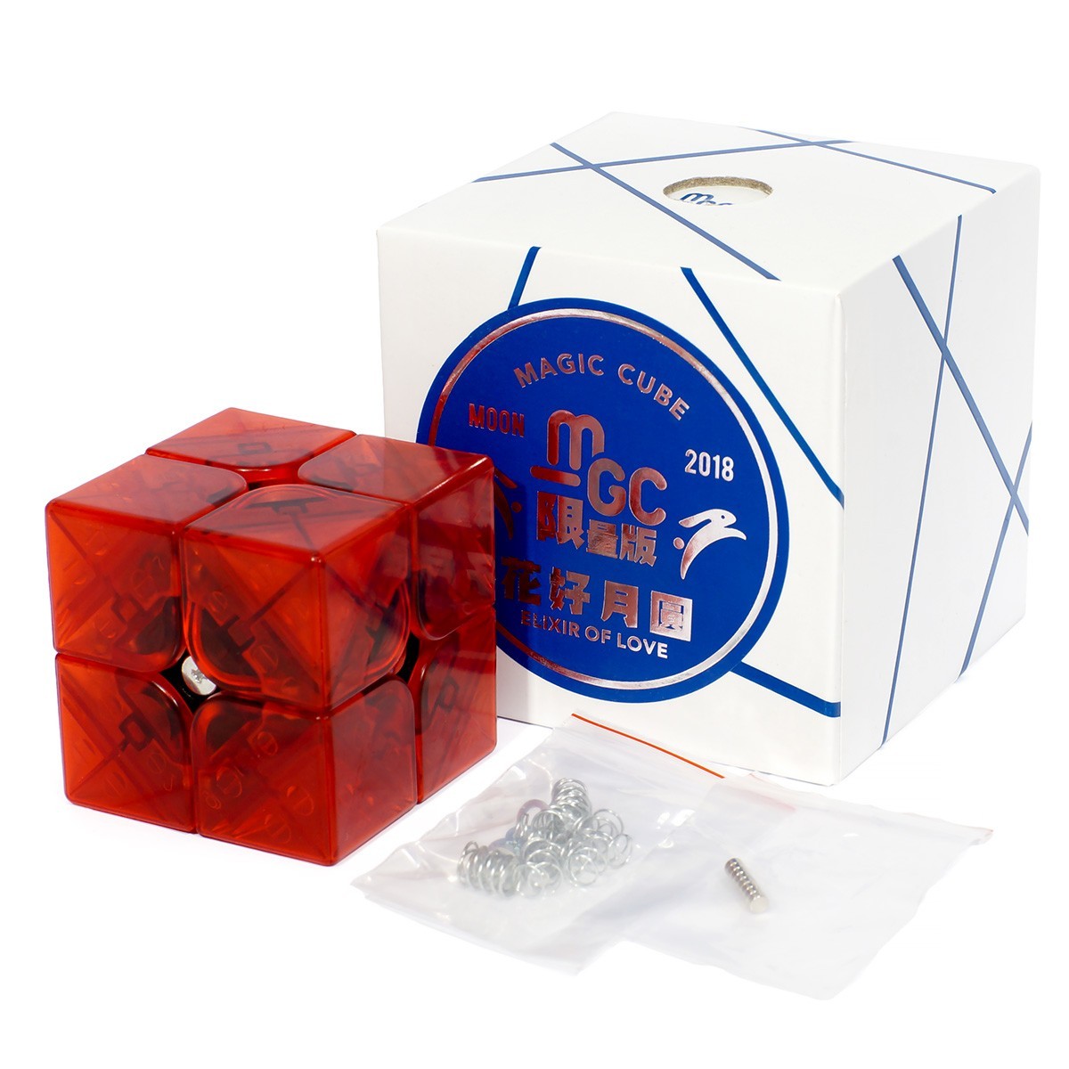 

Кубик Рубика YongJun MGC 2×2 M Limited (красный)