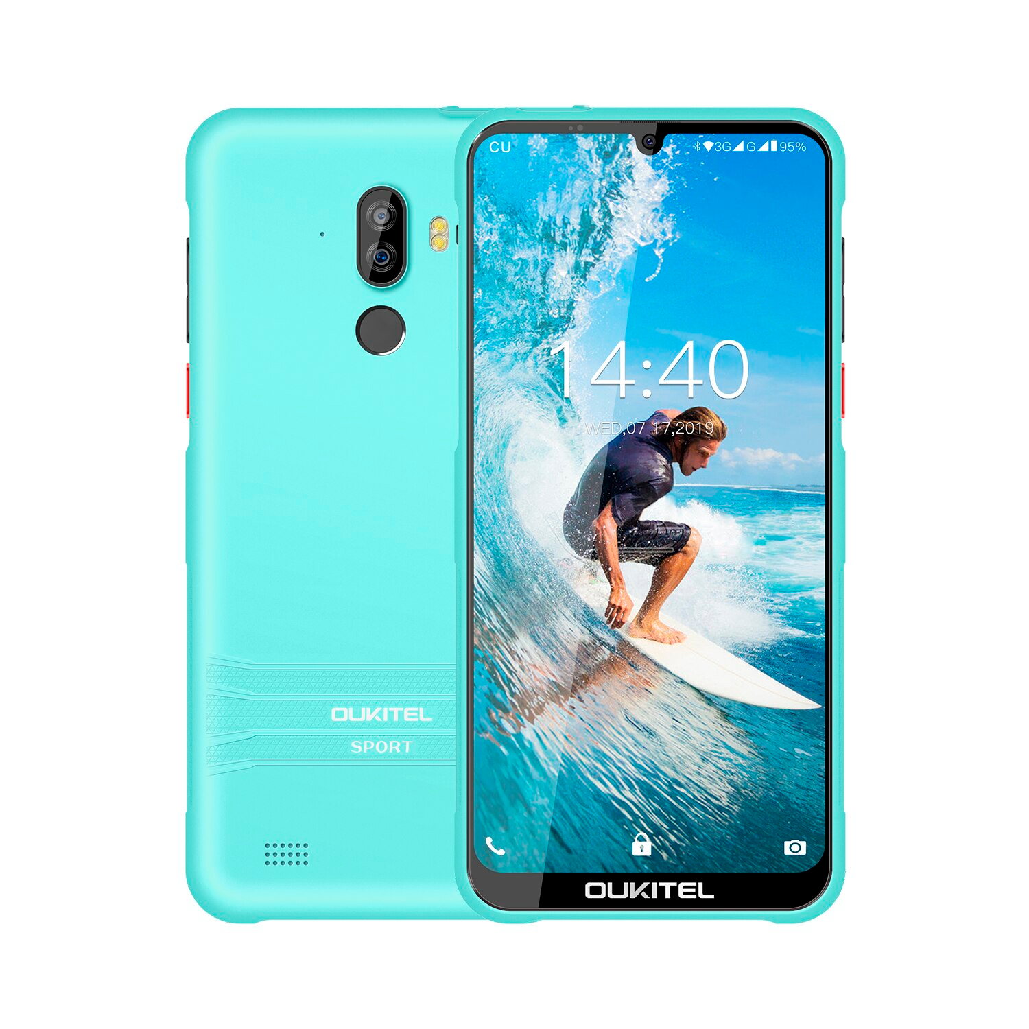 

Мобільний телефон OUKITEL Y1000 sky blue 2/32Gb 6,09" 3600mAh (7338 zp)