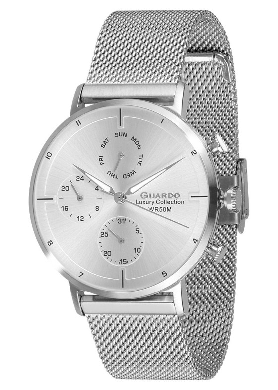 

Мужские наручные часы Guardo S02410-1 (m.SS)