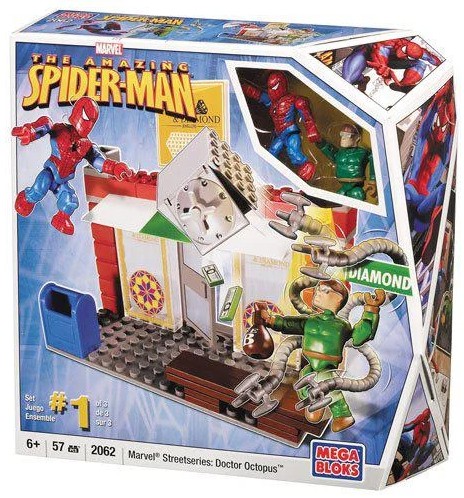 

Конструктор Mega Bloks набор Человек-паук и доктор Осьминог, Marvel, 57 деталей (2062)
