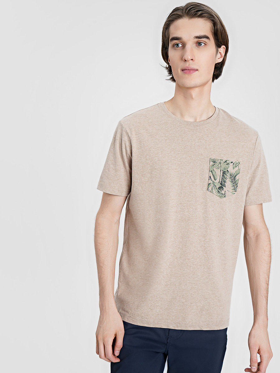 

Футболка O'STIN Casual C96H1OWV40 L Бежевая