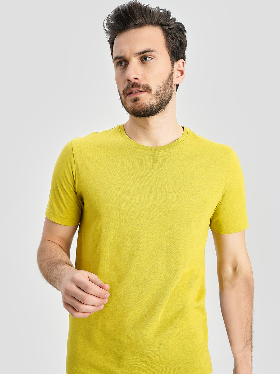

Футболка O'STIN Casual 886NREFCQD S Горчичная