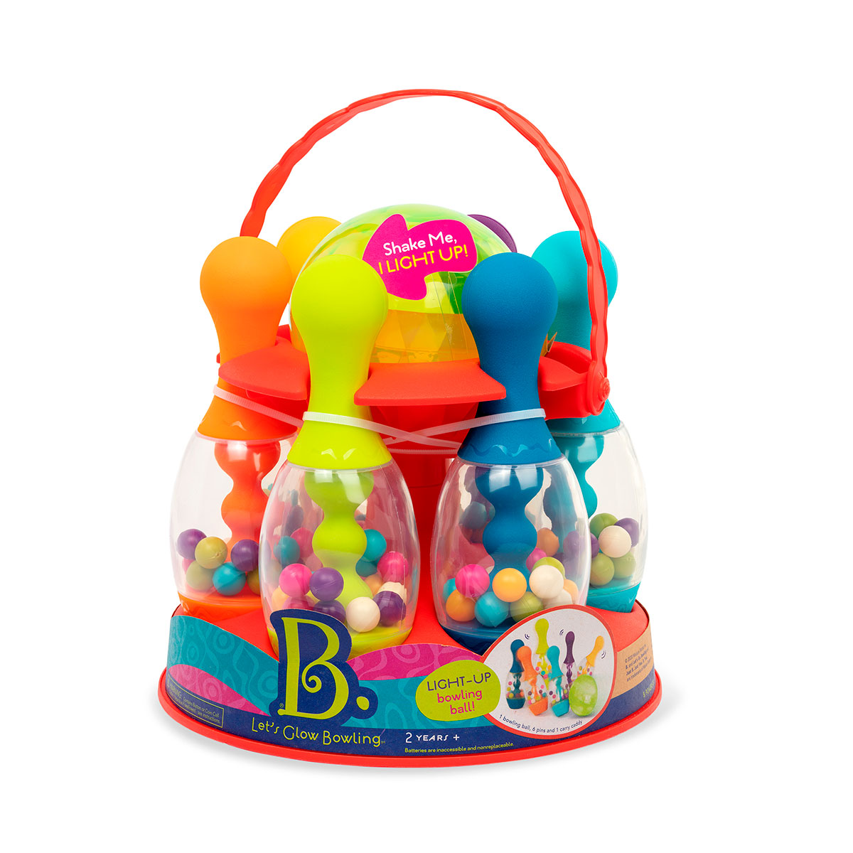 

Игровой набор - сверкающий БОУЛИНГ (красный, 6 кеглей, слой, подставка)