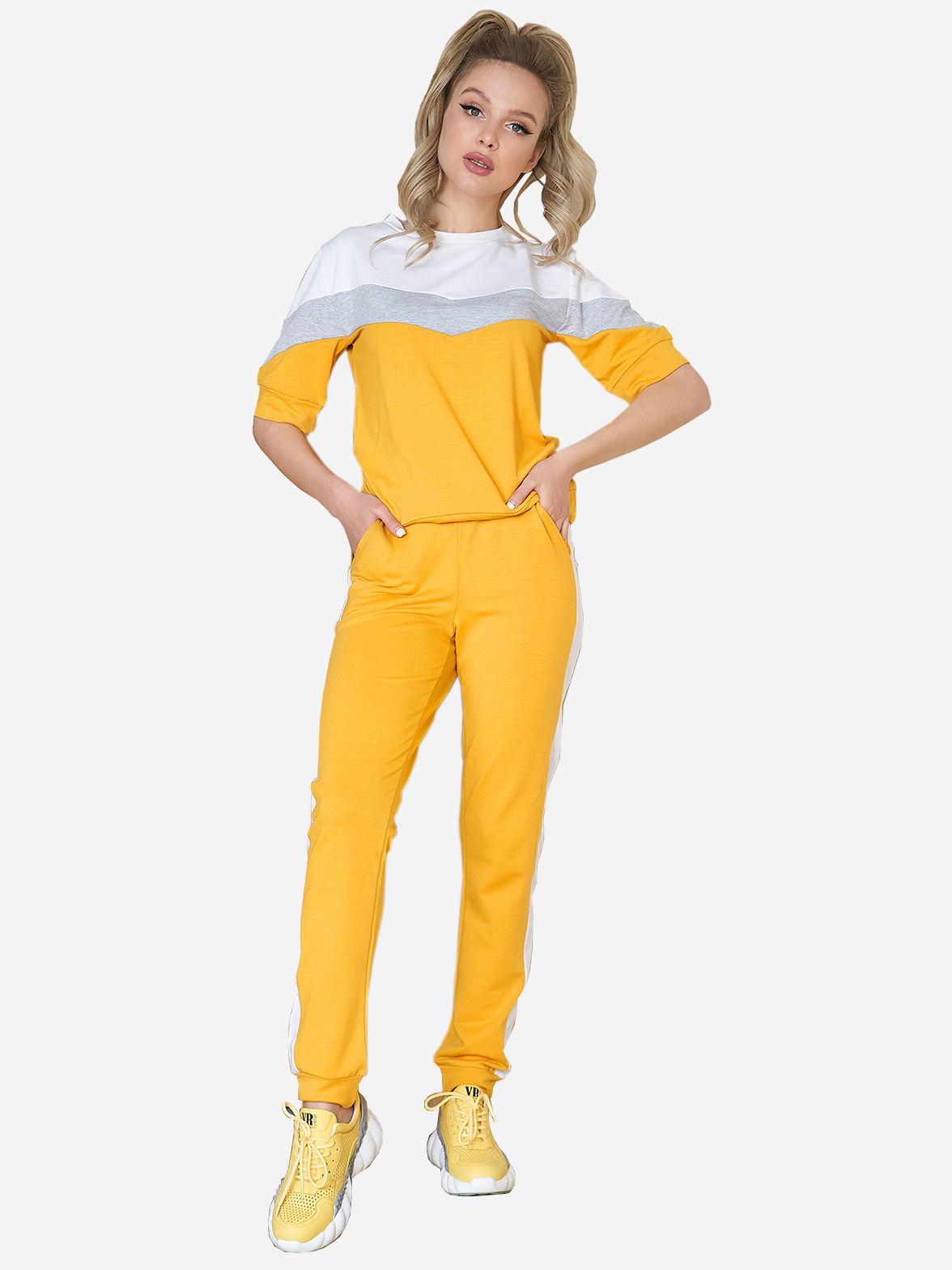 

Спортивный костюм ISSA PLUS 10590  Горчичный, Спортивный костюм ISSA PLUS 10590 XL Горчичный
