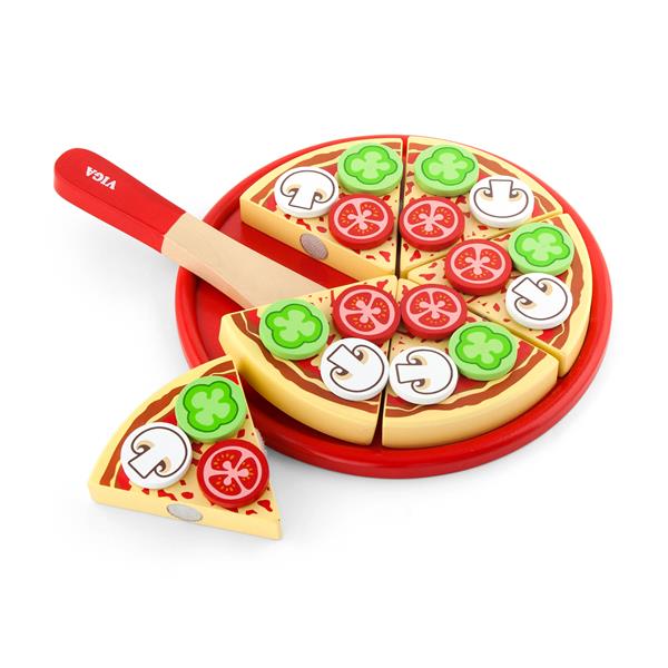 

Іграшкові продукти Viga Toys Піца з дерева (58500)