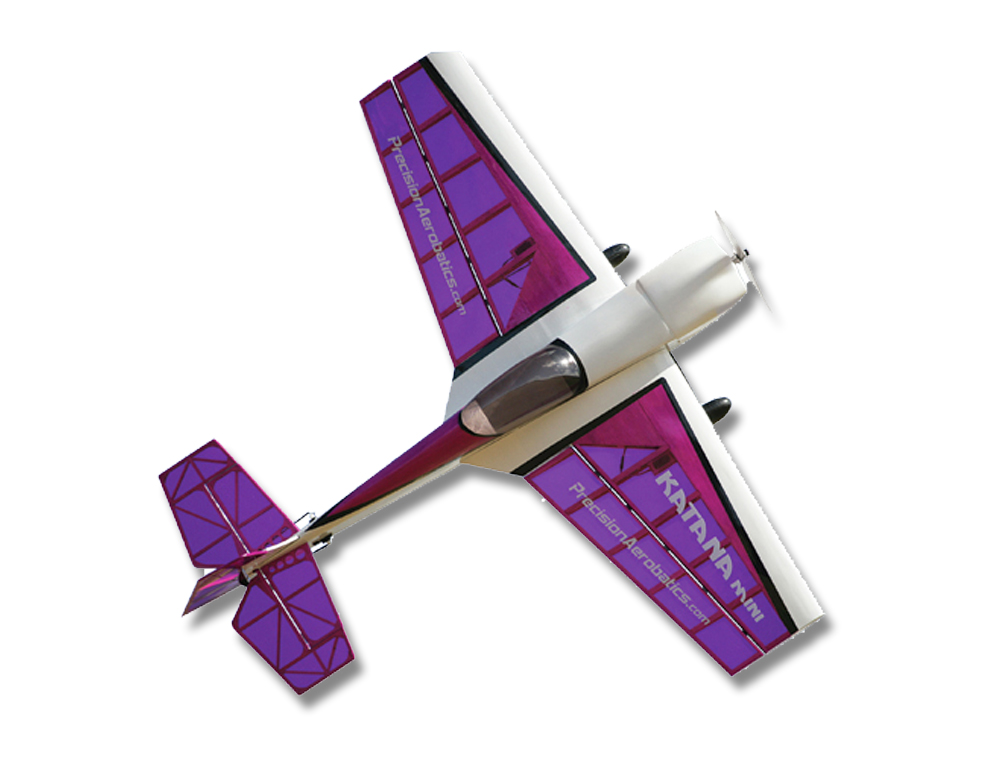 

Літак радіокерований Precision Aerobatics Katana Mini 1020мм KIT (фіолетовий)