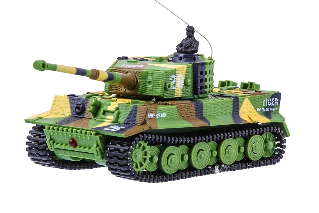 

Танк мікро р/к 1:72 Tiger зі звуком (хакі зелений)