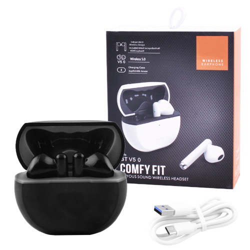 

Беспроводные наушники Wireless TX-81 с кейсом черные 8228