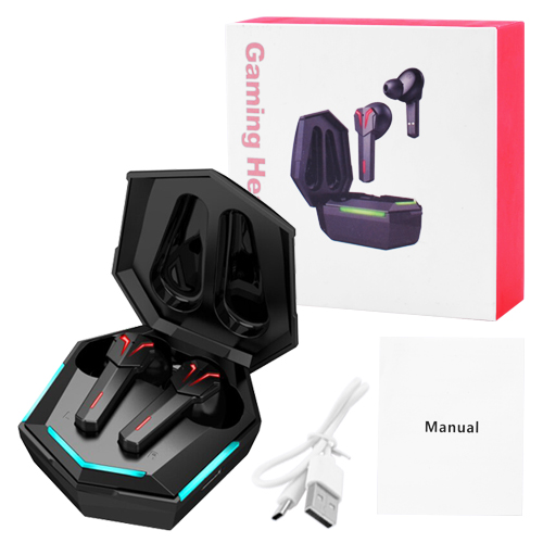 

Игровые беспроводные наушники Gaming Headset в кейсе черные 8197