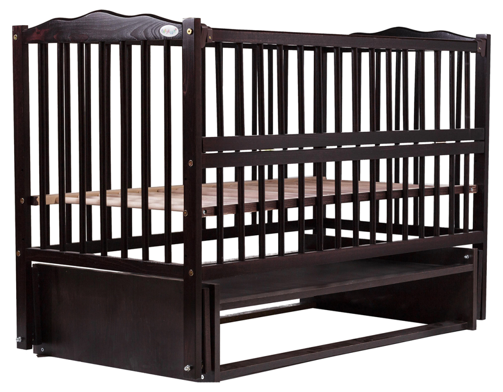 

Кровать Babyroom Веселка маятник, откидной бок DVMO-2 бук венге (622001)