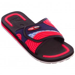 

Сланцы для мальчиков KITO KCE771-RED-MIX размер 34 черный-красный
