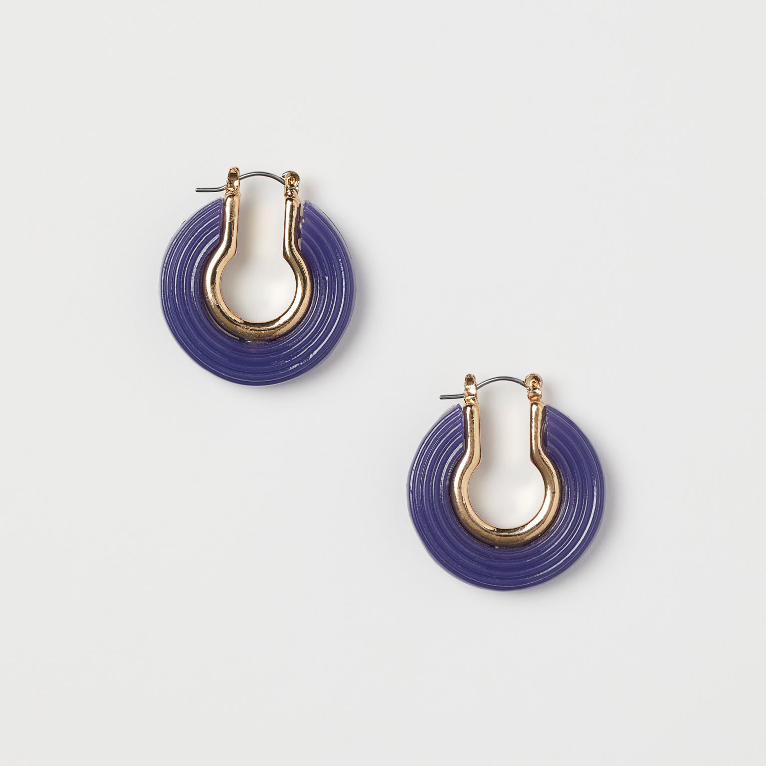 

Серьги H&M 942939sdm Темно-фиолетовые