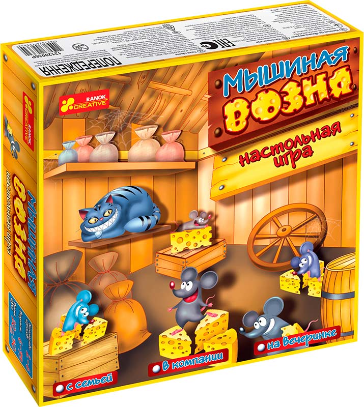 

Настольная игра Мышиная возня, Ranok Creative (12-38831)