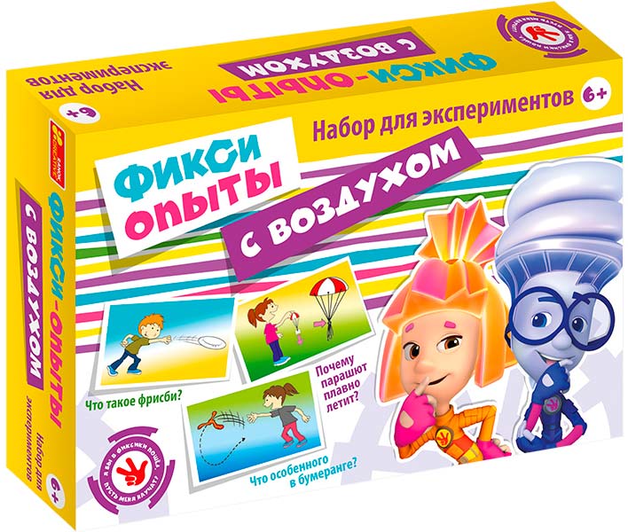 

Опыты с воздухом, Фиксики, набор для экспериментов, Ranok Creative (12-44846)