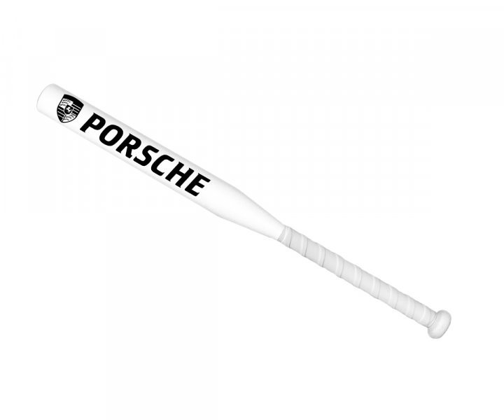 

Бейсбольная бита Avtobita Porsche Белая с белой ручкой + Чехол