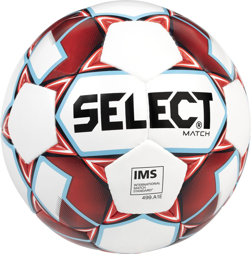 

Мяч футбольный SELECT MATCH IMS 018 Бело-красный 5 (5703543203819)