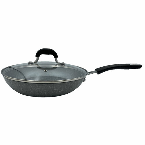 

Сковорода с крышкой Granite 24см GT-2107-24 / 1 Gusto