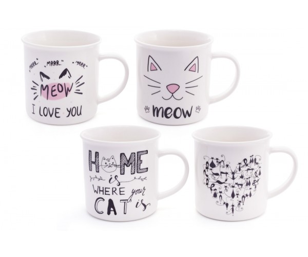 

Кружка фарфоровая Meow, 400мл