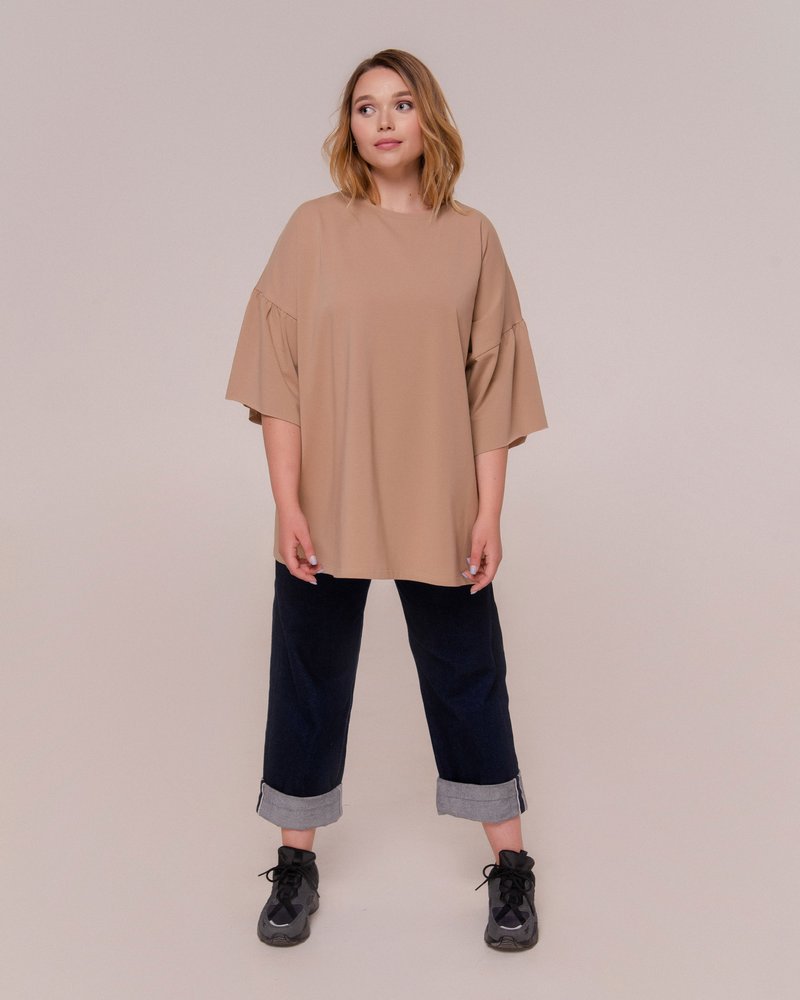 

Футболка oversize со сборкой M (ФБ-068-005-000 - 44440)