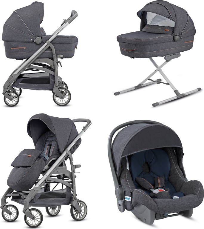 

Коляска Inglesina Trilogy Village Denim 3 в 1