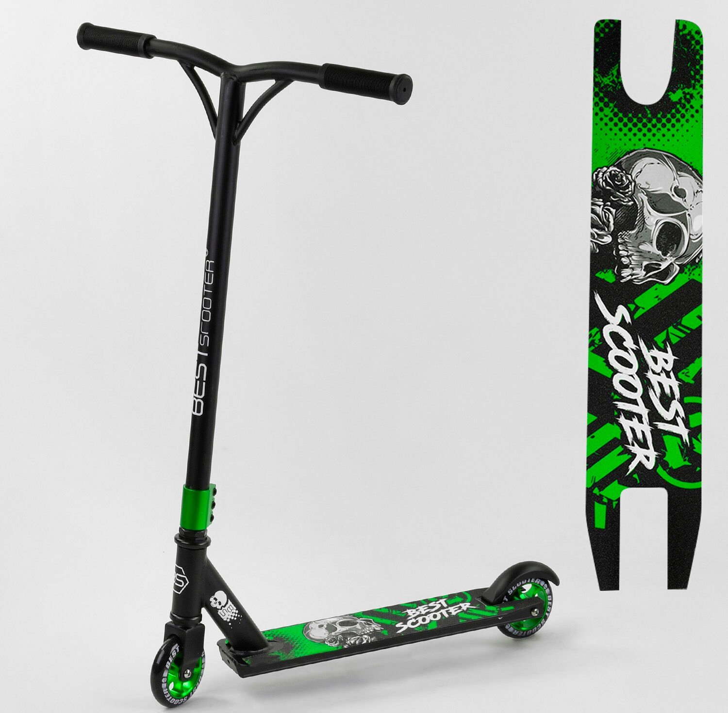

Трюковый самокат Best Scooter (88311) Зеленый