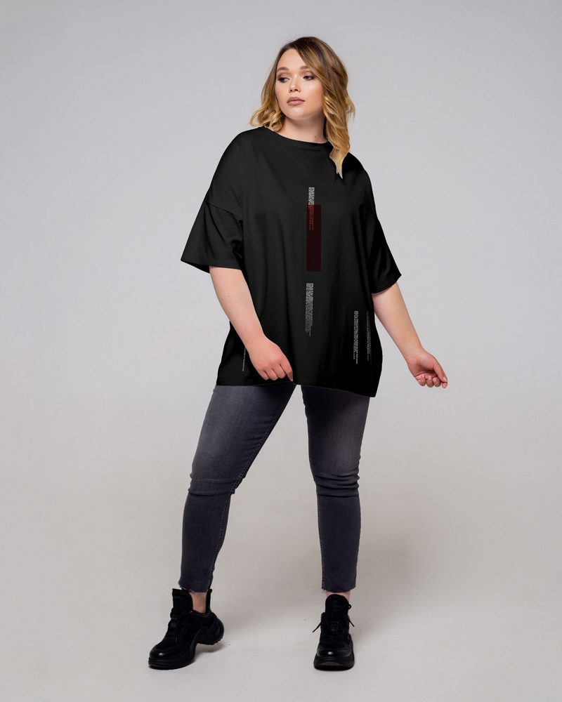 

Футболка oversize  (ФБ-057-020-194 - 44323, Футболка oversize XL (ФБ-057-020-194 - 44323)