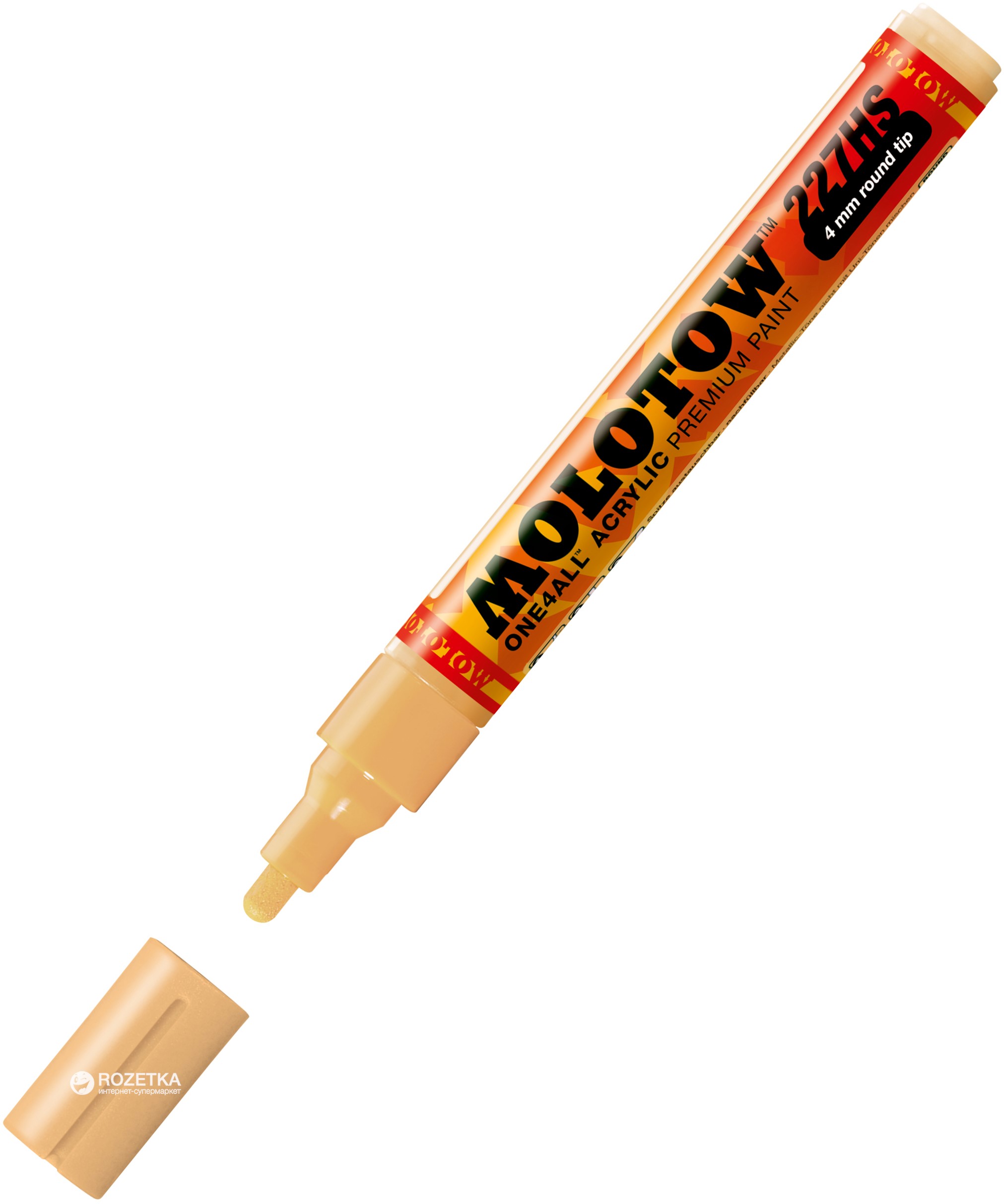 

Маркер акриловый Molotow One4All 227HS 4 мм Бежевый пастель (MO227226)