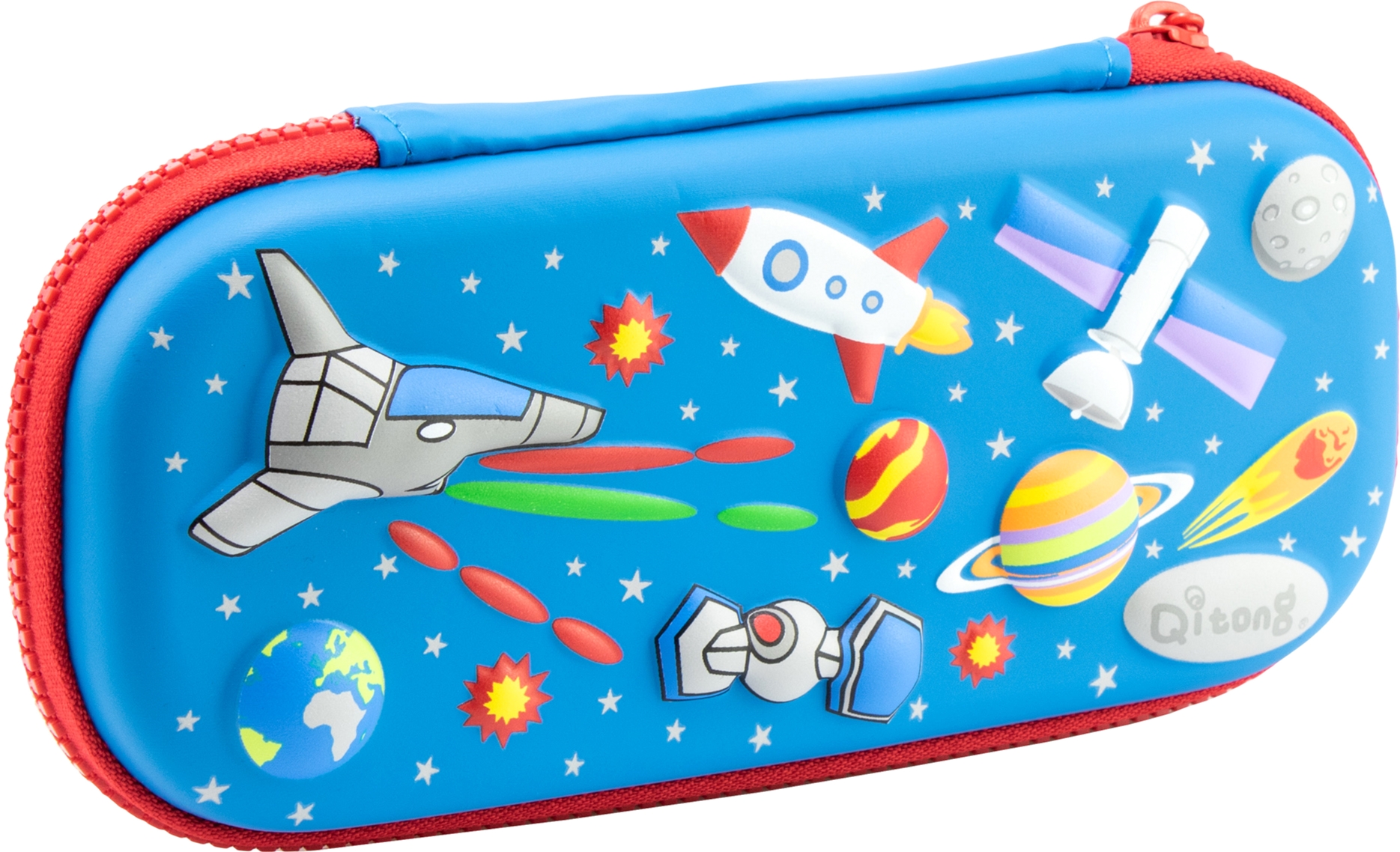 

Пенал с тиснением Cool For School 1 отделение Голубой (QT-5698-Blue)
