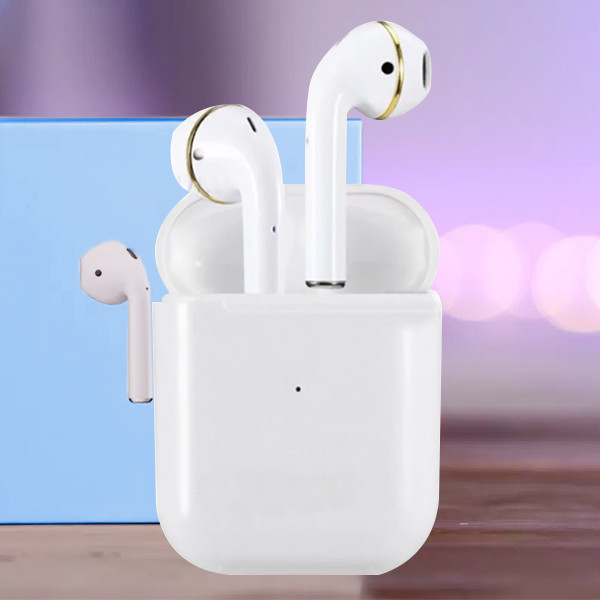 

Беспроводные сенсорные bluetooth-наушники i17 c кейсом