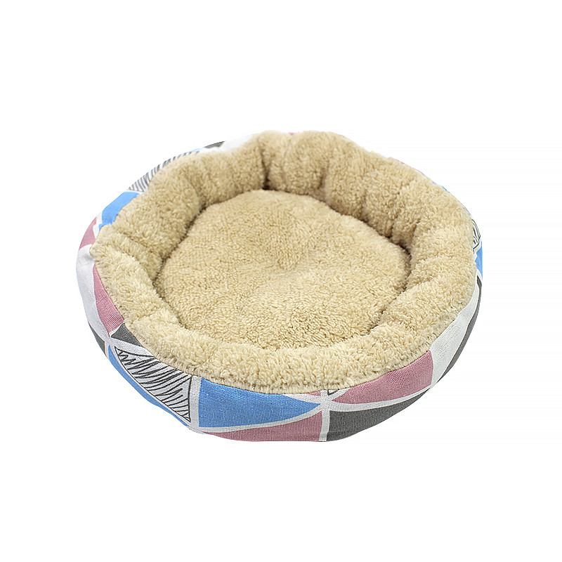 

Лежак для котов собак круглый Taotaopets 511101 Pink 32*10 см