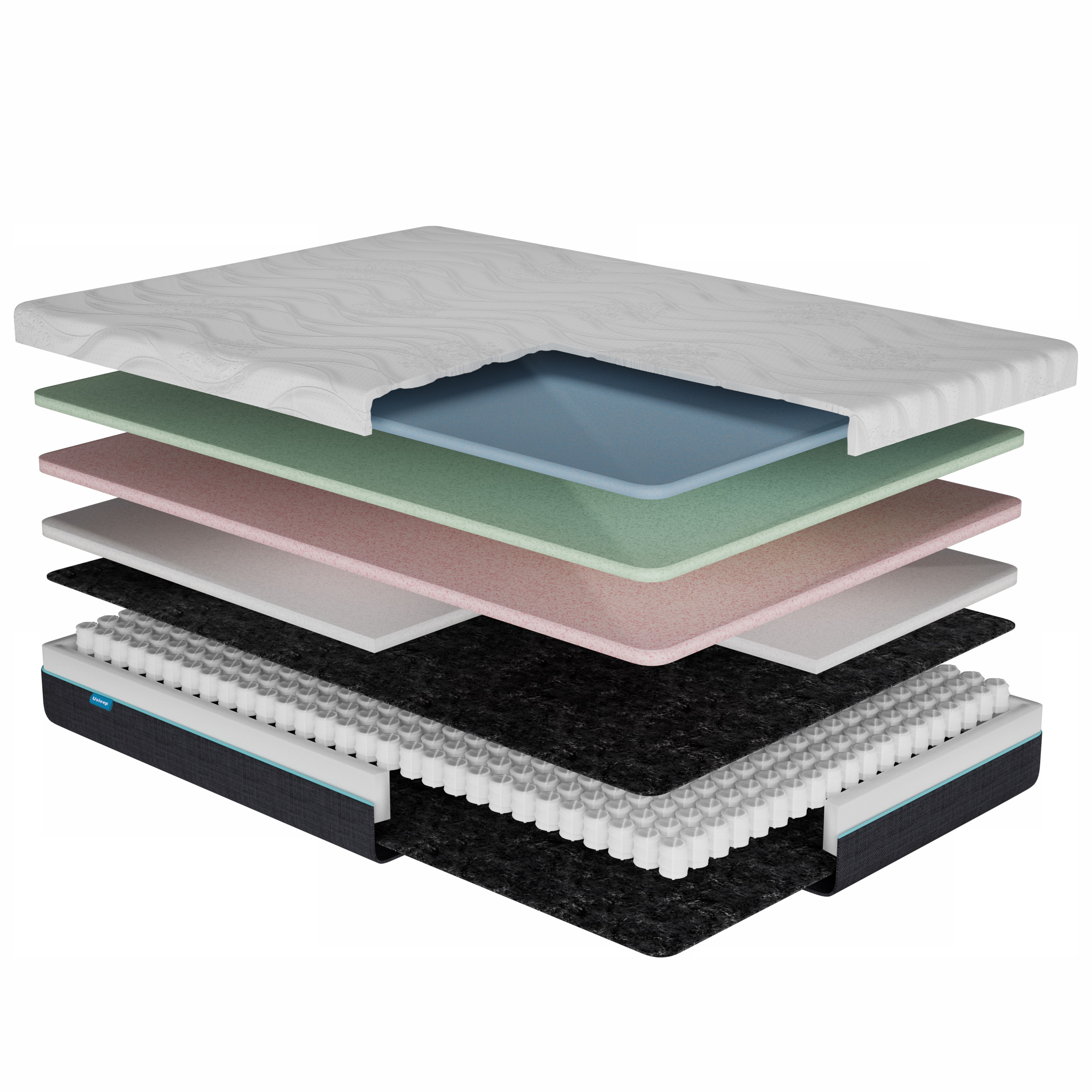 

Пружинный ортопедический матрас Sirmione Usleep 120х200
