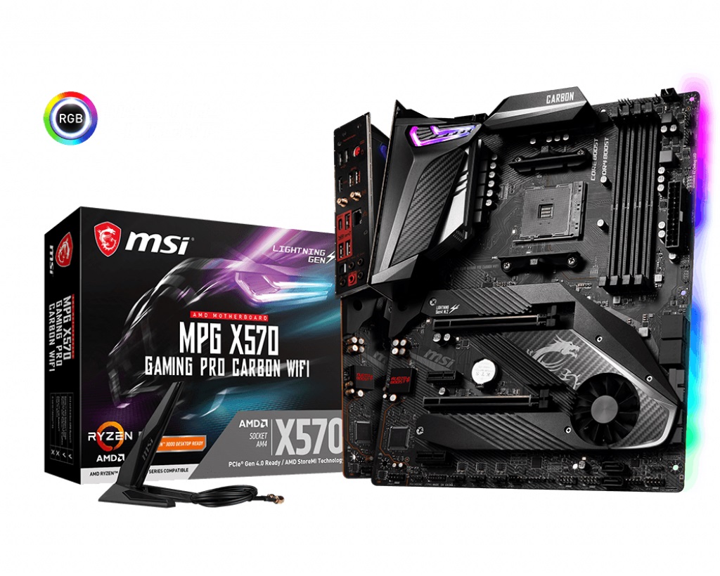 

Материнская плата MSI MPG X570 Gaming Pro Carbon WiFi Socket AM4