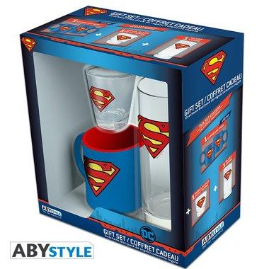 

Подарочный набор ABYstyle DC COMICS Superman (стакан, рюмка, мини чашка)