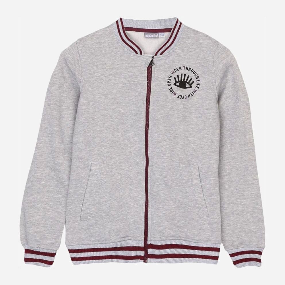 

Толстовка Pepperts 301537 122-128 см Серая