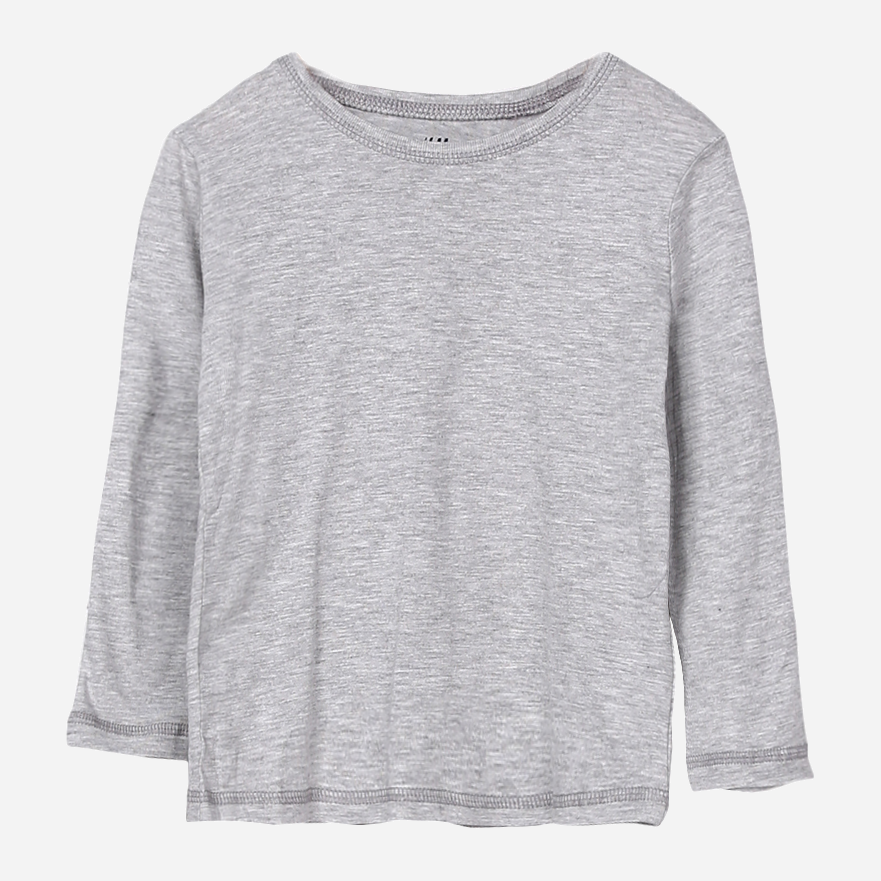 

Футболка с длинными рукавами H&M 0553023_2 98-104 см Серая