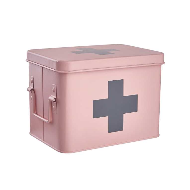 

Ящик для хранения лекарств MEDIC Розовый 21,5х15,5х16см 10220159
