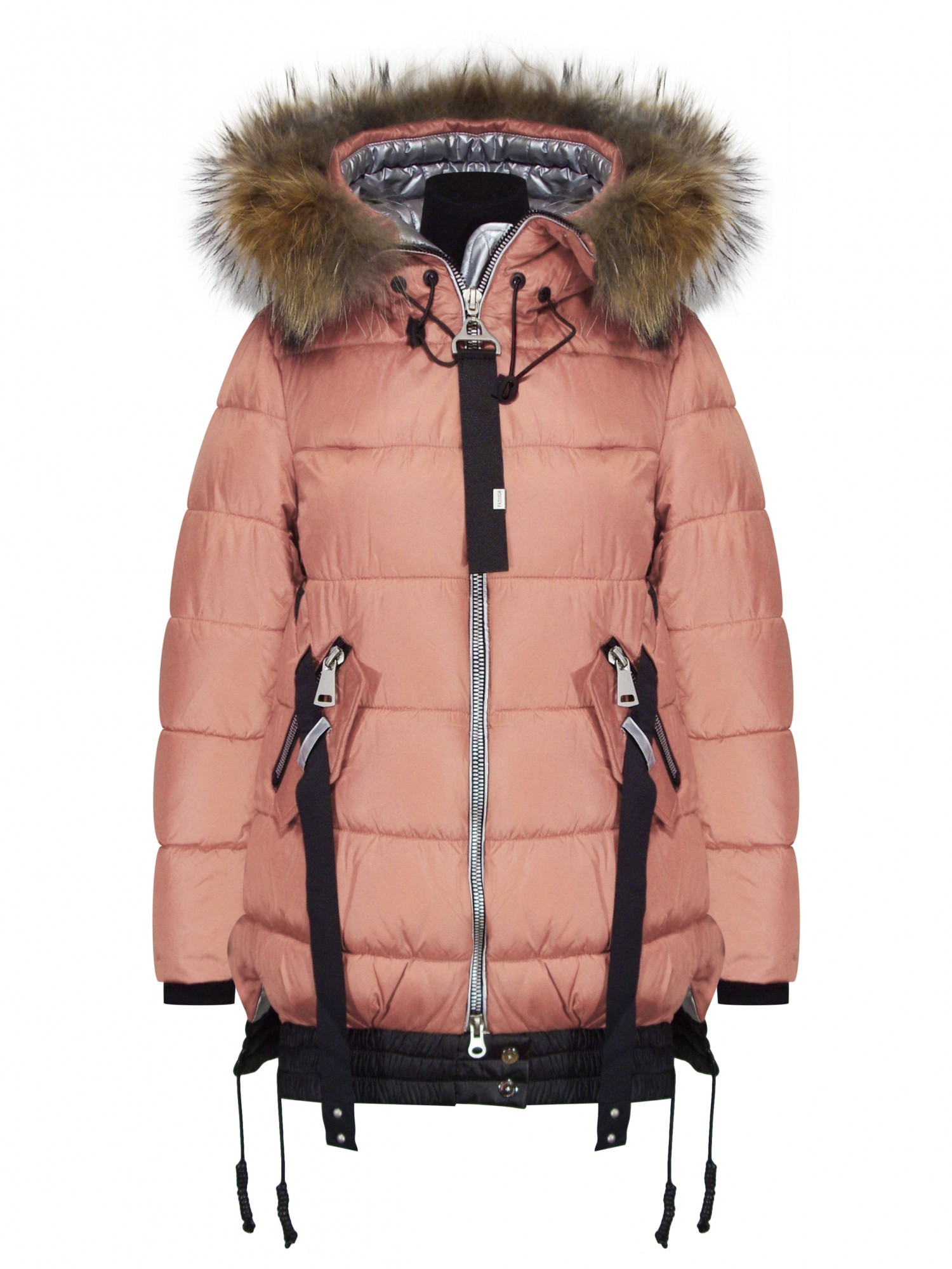 

Пальто зимнее Lebo Junior 8995 152 см Пудра