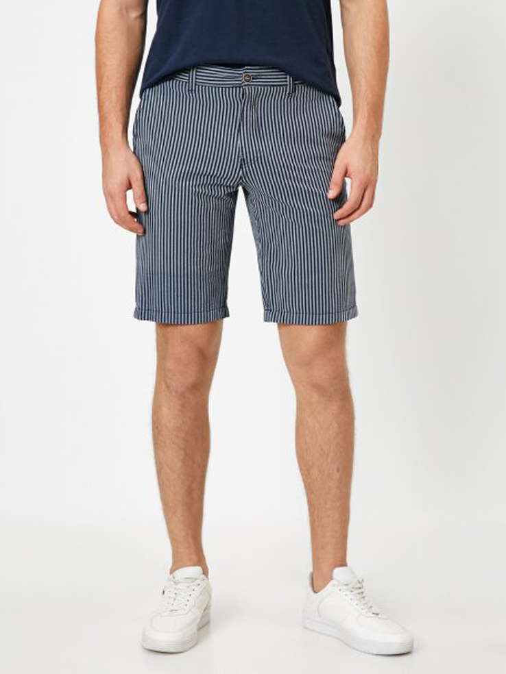 

Шорты Koton 8YAM41281BW-L89 38 Navy Stripe