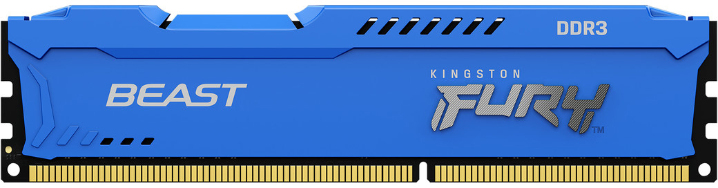 

Оперативная память Kingston Fury DDR3-1866 4096MB PC3-14900 Beast Blue (KF318C10B/4)