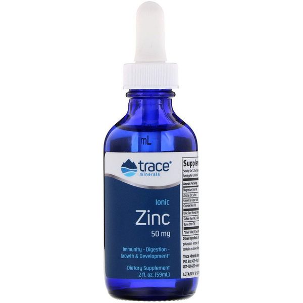 

Цинк Trace Minerals Zinc 50 mg Ionic 59 мл