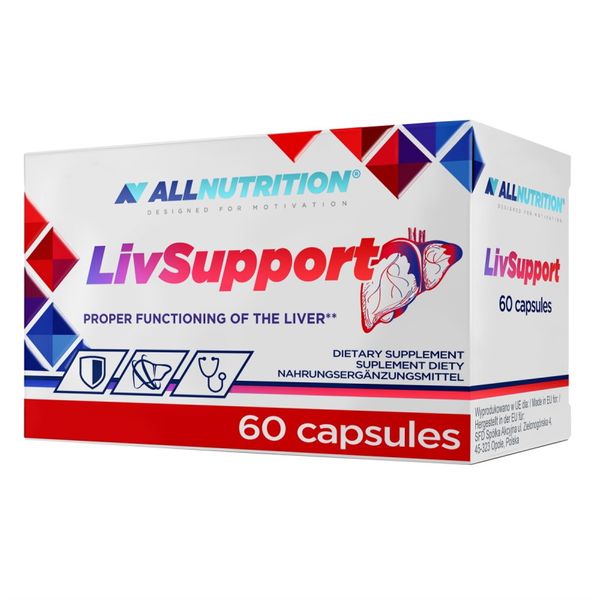 

Таблетки для печени AllNutrition Livsupport 60 капсул