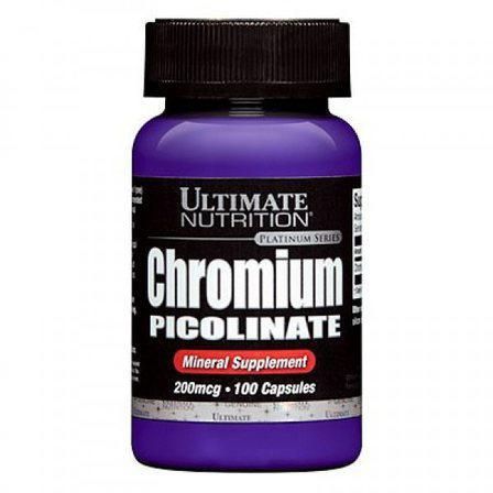 

Хром пиколинат Ultimate Nutrition Chromium Picolinate 100 капсул