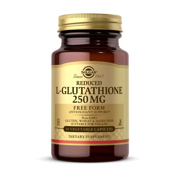 

Глутатион Solgar L-Glutathione 250 mg 30 капсул