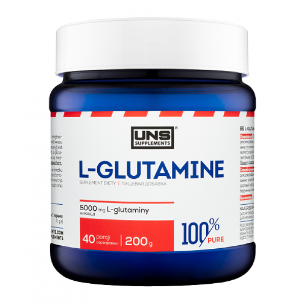 

Глютамин UNS 100% Pure L- GLUTAMINE 200 грамм Без вкуса