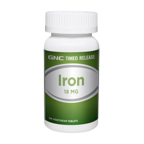 

Железо GNC Iron 18 mg 100 таблеток