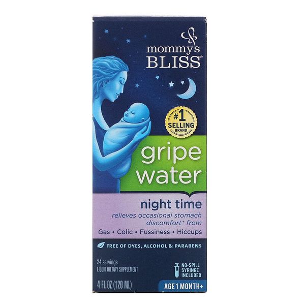 

Водичка от коликов Mommy's Bliss Gripe Water Night Time 120 мл