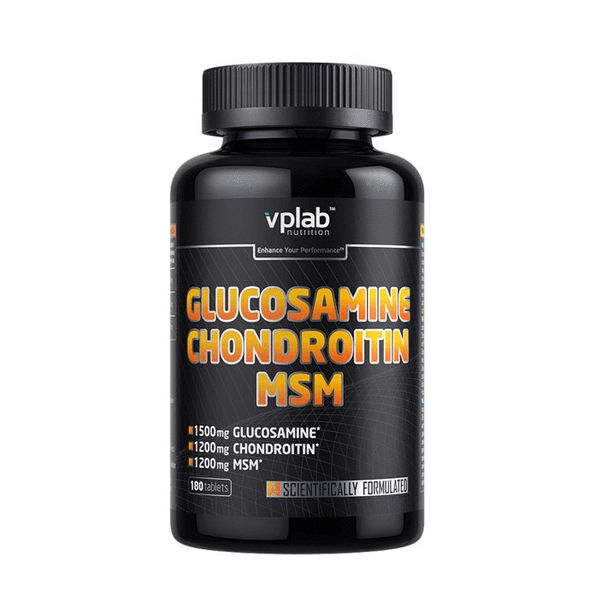 

Глюкозамин хондроитин МСМ VP Lab Glucosamine & Chondroitin MSM 180 таблеток