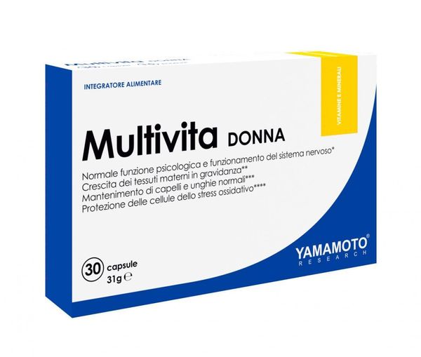 

Витамины для женщин Yamamoto nutrition Multivita DONNA 30 капсул