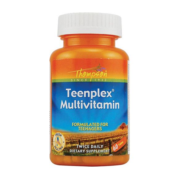 

Витамины для подростков Thompson Teenplex Multivitamin 60 таблеток